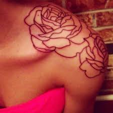 Pin By Miranda Spencer On Tattoos Rose Shoulder Tattoo Tattoos Shoulder Tattoo