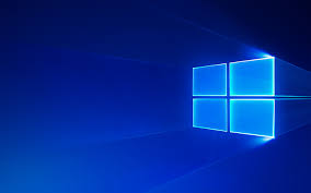 Download Wallpapers Windows 10 Blue Neon Logo Modern Operating System Emblem Logo Windows Besthqwallpapers Com Wallpaper Windows 10 Windows 10 Operating System