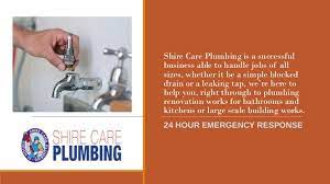 Most emergencies require urgent intervention to prevent a worsening of the situation, although in some situations, mitigation may not be possible and agencies may only be able to offer palliative care for the aftermath. Shire Care Plumbing Emergencies Plumbers