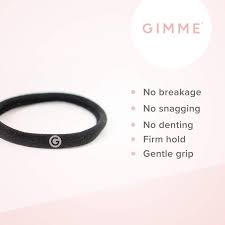 That hair tie gives a super tight grip to the hair and i can finally wear a ponytail comfortably without the band constantly falling out. Buy Gimme Bands Best Hair Ties Additional Styles Sizes And Kits Available I Gentle Hair Bands For Any Hair Type I No Slipping Or Snagging Fine Fit Balance Online In Indonesia