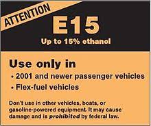 Ethanol can cause damage to the engine. Common Ethanol Fuel Mixtures Wikipedia