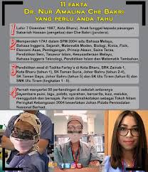 Nur amalina achieved 17 1as. Gpsbestari 11 Fakta Tentang Dr Nur Amalina Che Bakri Facebook