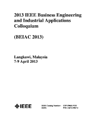 Omar ismail hassan in london, n1. Pdf 2013 Ieee Business Engineering And Industrial Applications Colloquium Beiac 2013 Dr Jwan Al Doski Academia Edu