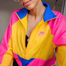 Vintage Tracksuit Neon Colors Nike Vaporwave Fashion Aesthetic Clothes Neon Outfits