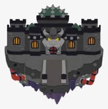 Most of the track has a stone barrier to keep you from falling into the lava, but there are places where you need to be careful as there is no barrier. Black Bowser S Castle Black Bowser Paper Mario Transparent Png 387x388 Free Download On Nicepng
