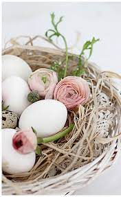 Please find your local retailer, showroom or agent to order samples outsde of the uk Nest Table Centrepiece With Eggs And Flowers Easter Decorations Elegant Easter Wedding Ideas Easter Blessings
