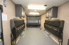 Today, we have grown to become one of the largest rv manufacturers in north america, producing class a and c motorhomes, travel trailers, fifth wheels, toy haulers, camping trailers and destination trailers. 2016 New Forest River Work And Play 30fbw Toy Hauler In Texas Tx