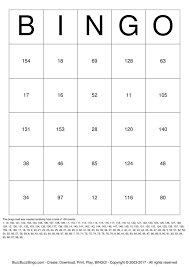 The title and theme of the bingo cards can be customized to make the perfect cards for your game. Bingo 1 160 Bingo Cards To Download Print And Customize