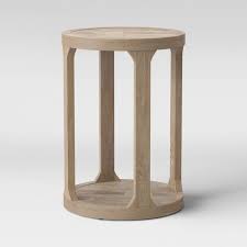 Castalia Round Accent Table Natural Wood Threshold In 2020 Round Accent Table Wood Accent Table Natural Wood Coffee Table