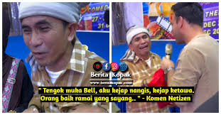 Tengok muka Bell, aku kejap nangis, kejap ketawa. Orang baik ramai yang  sayang.. ”