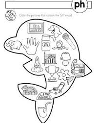 Digraph Ph Phonics Word Work Multiple Phonograms Color The Pictures That Contain The Ph Sound Phonics Words Digraph Phonics