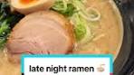 Late Night Ramen at Mutekiya: A Tokyo Food Adventure