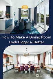 How To Make Your Dining Room Look Bigger And Better Kukun Tiny Dining Rooms Open Dining Room Smart Home Design
