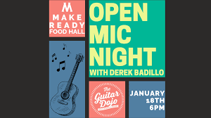 Open Mic Night with The Guitar Dojo