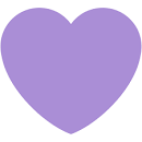 💜" 意味：紫色のハート 絵文字 (purple heart emoji) | Let's EMOJI