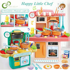 Options include basic kitchens, super kitchens, bakery setups, picnic sets, grills, workbenches & more. Kitchen Toys Imitated Chef Light Music Pretend Cooking Food Play Dinnerware Set Safe Cute Children Girl Toy Gift Fun Game Gyh Kitchen Toys Aliexpress