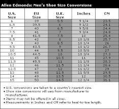 Hot Girl Shoes Allen Edmonds Shoe Sizing Guide