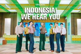 Jika ada orang yang mengatakan bahwa ia adalah kpopers. Tokopedia Bakal Kembali Boyong Bts Buat Waktu Indonesia Belanja Tv Show V Bikin Penggemar Heboh Waktu Bilang Kalian Kangen Kita Enggak