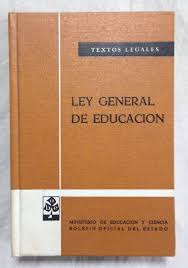 Titulo i disposiciones preliminares articulo 1o. Ley General De Educacion Y Financiamiento De La Reforma Educativa Edicion Oficial 1973 Libreria Sagasta