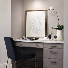 Cream Desk With Gold Legs Design Ideas