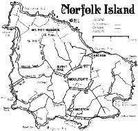 Norfolk island map, google™ plan. Norfolk Island Map And Location
