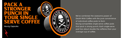 Mike brown founded death wish in saratoga. Death Wish Death Cups 10 Count Single Serve Coffee Pods World S Strongest Coffee Dark Roast Capsule Cup Usda Certified Organic Fair Trade Arabica And Robusta Beans Amazon Com Grocery Gourmet Food