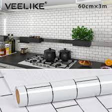 Android users need to check their android fire resistant wallpaper for kitchen (0). Veelike 60cm 3m Bricks Grids Wallpaper Aluminum Foil Fire Prevention Wall Sticker Self Adhesive Heat Resistant Contact Paper For Kitchen Cooktop Modern Simple Stylish Waterproof Home House Decor Lazada