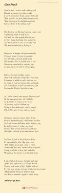 As i read it, pop culture artifacts as different as mario puzo's the godfather, steven soderbergh's traffic even the 1985 mexico city earthquake. Gloria Mundi Poem By Walter De La Mare