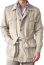 Amazon Com Gafeng Mens Safari Jacket Hunting Casual Long Sleeve Lightweight Windproof Military Travel Jacket With Safari Jacket Travel Jacket Stylish Jackets