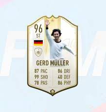 Per la nostra ventiduesima predictions in vista di fifa 20 facciamo un bel salto nel passato con il mitico gerd muller. Young Money 101 Fifa21 Trader Ar Twitter German International Icon Record Breaking Goalscorer Gerd Muller 68 Goals In 62 International Apps Prime Icon Moment Concept Using Fifarosters