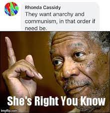 Yep Comrade Morgan Freeman Real Anarchist Memes Facebook