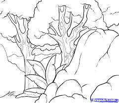 How To Draw A Background Step 6 Leaves Coloring Book Tree Coloring Page Leaf Coloring Page