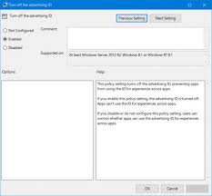 Turn Off Advertising Id To Disable Targeted Ads In Windows 10 Windows Windows Server 2012 Advertising