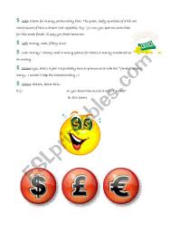Find another word for reminiscent. Informal Synonyms Of Money Esl Worksheet By Aldanavenadotuerto