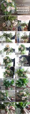 Diy Bridal Bouquet With Fresh And Crepe Paper Flowers Diy Bridal Bouquet Diy Wedding Flowers Diy Wedding Bouquet