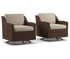 Wilson Fisher Augusta All Weather Wicker Cushioned Patio Swivel Gliders 2 Pack Big Lots In 2020 Patio Furniture Collection Patio Furnishings Outdoor Chairs