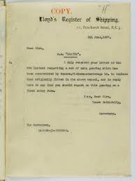 This letter is my formal application for your secretary vacancy which was advertised today on the dayjob.com website. Copy Of Letter From The Secretary Of Lloyd S Register To The Surveyors At Barrow Regarding The Main Gearing Awatea 8 June 1937 Documents Archive Library Heritage Education Centre