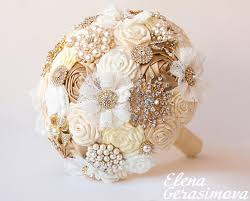 Only 1 available and it's in 2 people's carts. Ivory And Gold Wedding Bouquets Www Macj Com Br