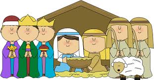 Image result for christmas clipart manger scene