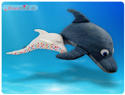 Dieser kuscheltier wal ist 30 cm lang, wenn er fertig ist. Dolli Delfin Nahen Anleitung Schnittmuster Kuscheltier Binenstich
