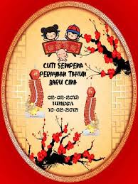 Tahun 2018 ada lagi 2 bulan nak habis, dan akan datang tahun 2019. Cuti Tahun Baru Cina