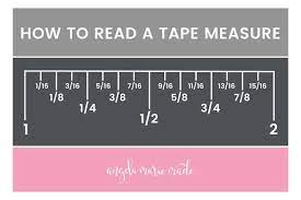 Usually the tape is yellow and rolled in a. How To Read A Tape Measure The Easy Way Free Printable Angela Marie Made