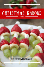 An Easy Christmas Dessert Or Snack Idea Christmas Kabobs These Simple Diy Bites Make A Fes Easy Christmas Fruit Christmas Desserts Easy Easy Holiday Desserts