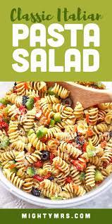 Classic Italian Pasta Salad Recipe Pasta Salad Italian Italian Pasta Salad Recipe Pasta Salad Recipes