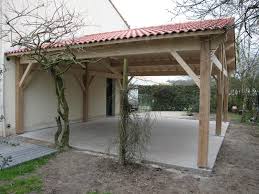 Preau Auvent Carport Constructions Bois Abri La Romagne Construction Bois Auvent Terrasse Preau