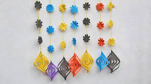 Wall hanging craft ideas with paper easy step by step. Easy Wall Hanging With Paper Wall Hanging Craft Ideas Wall Decoration Ideas With Paper Youtube
