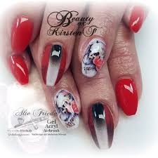 halloweennails airbrushnails nagel nageldesign nailstyle nailart gelnagel