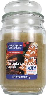 Senior editor jan miller is sharing stories about better homes & gardens' special legacy of christmas cookie ideas and recipes. Better Homes And Gardens Jar Candle Country Gingerbread Cookies 18oz Brickseek