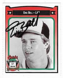 ERIC BELL 1991 CROWN AUTOGRAPHED SIGNED # 28 BALTIMORE ORIOLES