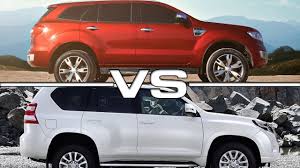The 2016 toyota land cruiser sits near the top of our luxury large suv rankings. 2016 Ford Everest Vs 2016 Toyota Land Cruiser Prado Youtube